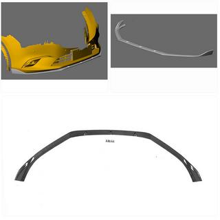 Frontlippe V2 für Frontstoßstange (2017-2019, Carbon) Mazda 6 2012-2024 Foto 2