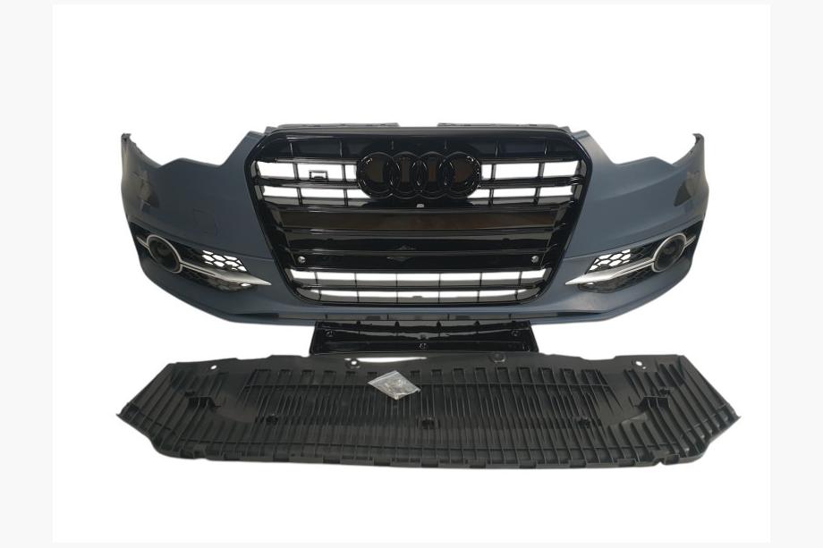 Audi A6 C7 2011–2018 Frontstoßstange mit schwarzem Kühlergrill S6-Style (2011-2014) Foto 1