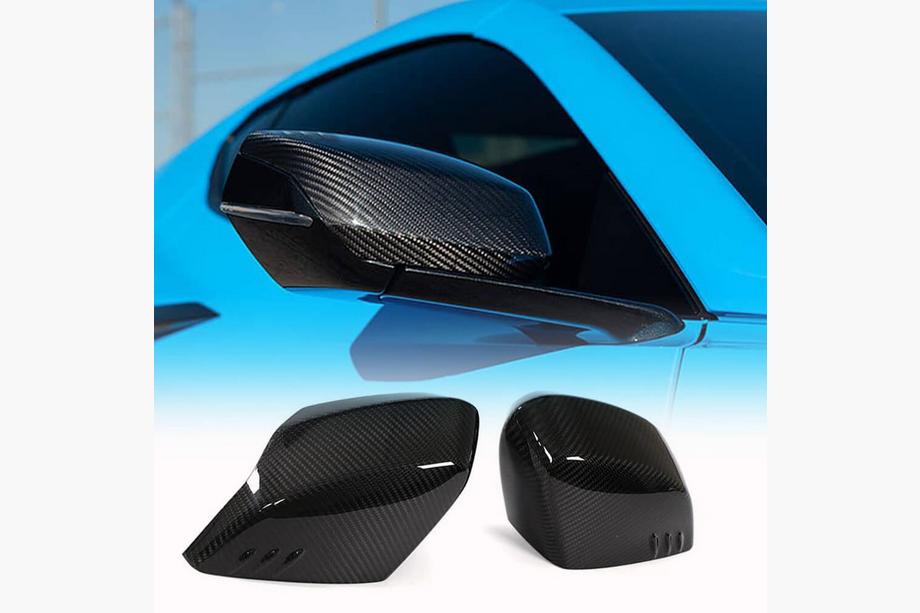 Chevrolet Corvette C8 2019- Spiegelabdeckungen (2019-2022, Carbon) Foto 1