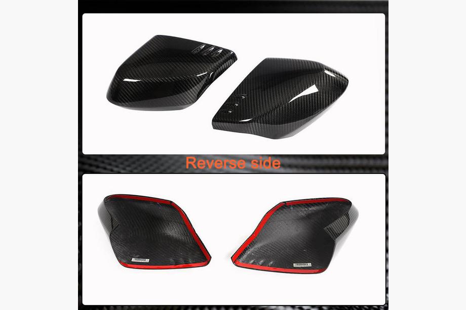 Chevrolet Corvette C8 2019- Spiegelabdeckungen (2019-2022, Carbon) Foto 5