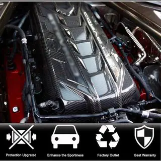 Motorabdeckung (2019-2022, Carbon) Foto 2