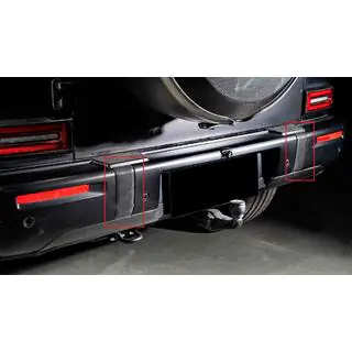 Satz Front- und Heckstoßstangenaufsätze (für G63 AMG, Carbon) Foto 2