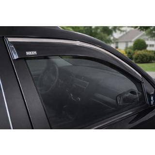 Windabweiser mit Chromleiste Niken Luxury (4 Stk) Kia Sportage 2004-2010 Foto 3