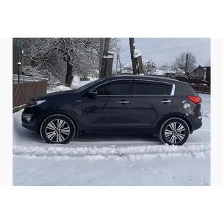 Windabweiser mit Chromleiste Niken Luxury (4 Stk) Kia Sportage 2010-2015 Foto 1
