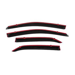 Windabweiser mit Chromleiste Niken Luxury (4 Stk) Toyota Corolla 2007-2013 Foto 4