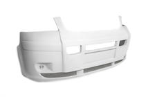 Volkswagen T5 Transporter 2003-2010 Einteilige Frontstoßstangenlippe (grundiert zum Lackieren) Foto 4
