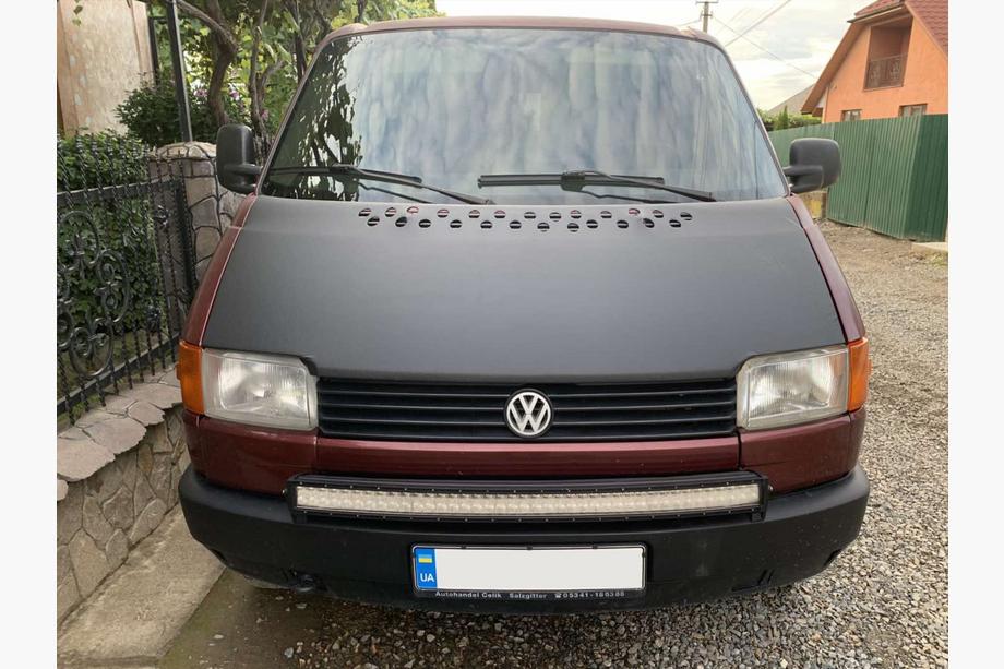 Volkswagen T4 Transporter 1990-2003 Motorhaubenschutz für gerade Motorhaube (Kunstleder) Image