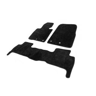 Textil Fußmatten Deluxe V-2 (2012-2021, Schwarz) Toyota Land Cruiser 200 2007-2021 Foto 1