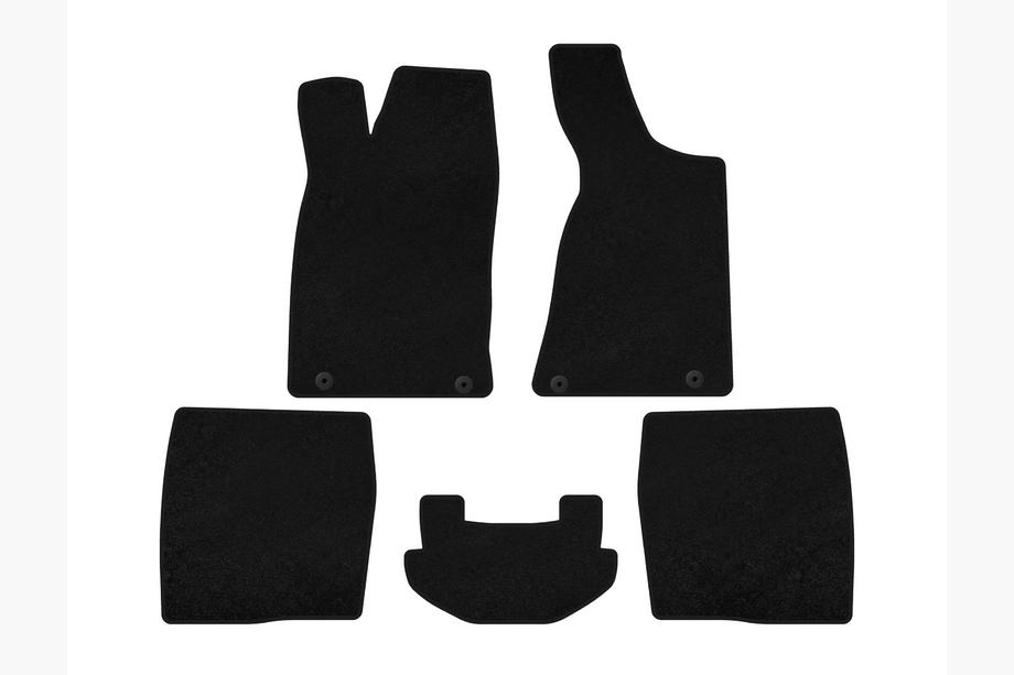 Audi 80/90 1987-1996 Deluxe Textil-Fußmatten (1987-1991, Limousine, schwarz) Foto 1
