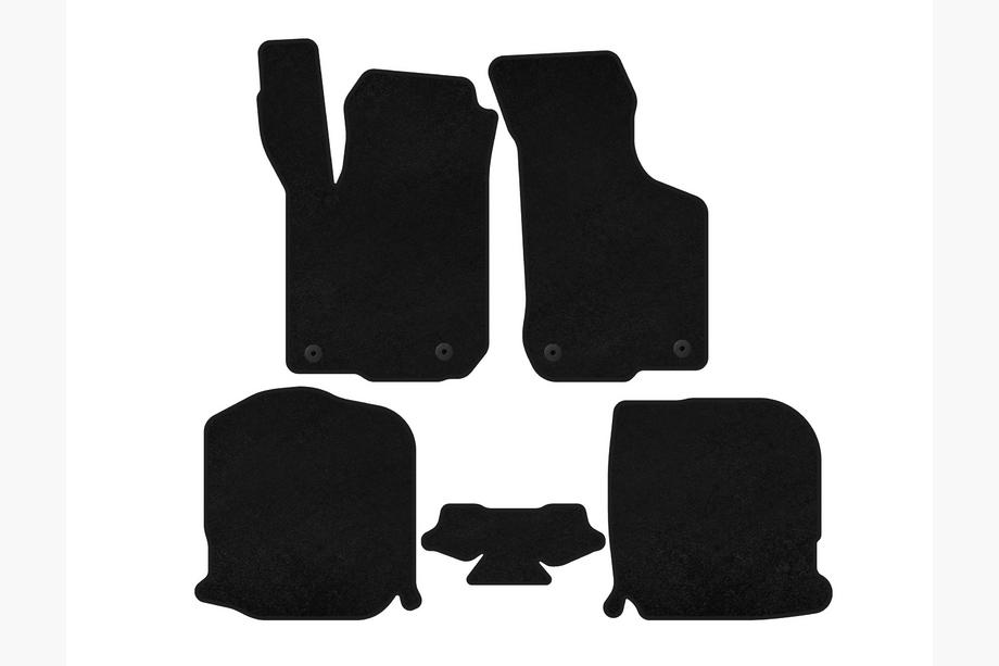 Audi A3 1996-2003 Textil Fußmatten Deluxe (HB, 3-Türer, schwarz) Foto 1