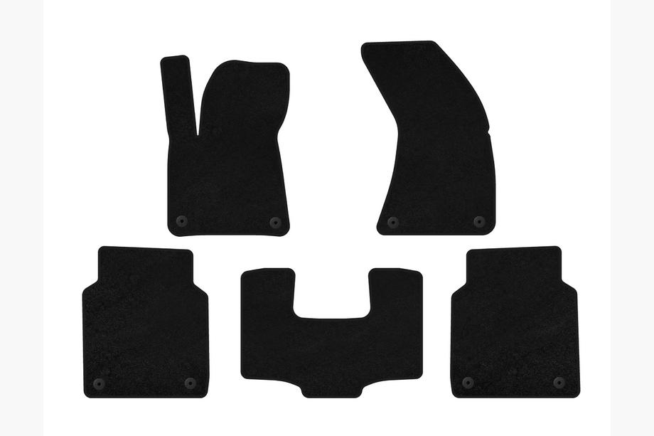 Audi A8 2010-2018 Textil Fußmatten Deluxe (Long, Schwarz) Image