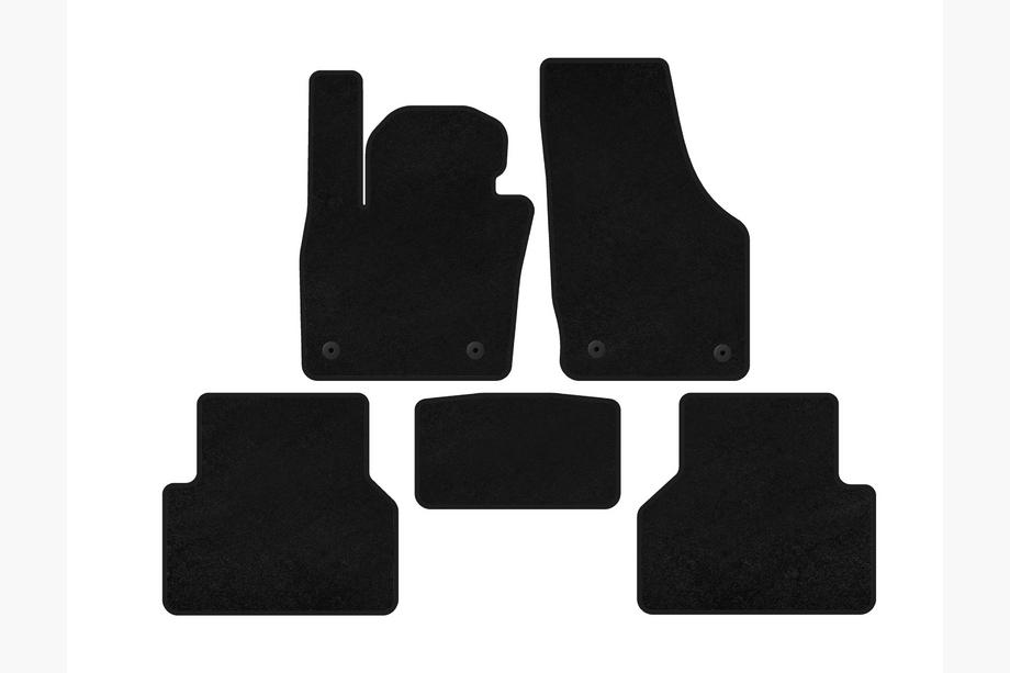 Audi Q3 2011-2019 Textil Fußmatten Deluxe (Schwarz) Image