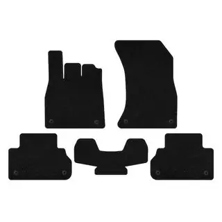 Textil Fußmatten Deluxe (Schwarz) Foto 1