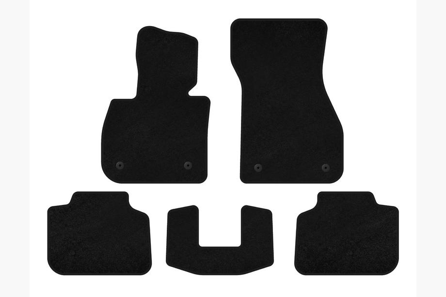 BMW X1 F48 2015-2022 Textil Fußmatten Deluxe (Schwarz) Foto 1