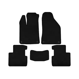 Textil Fußmatten Deluxe (SD, Schwarz)