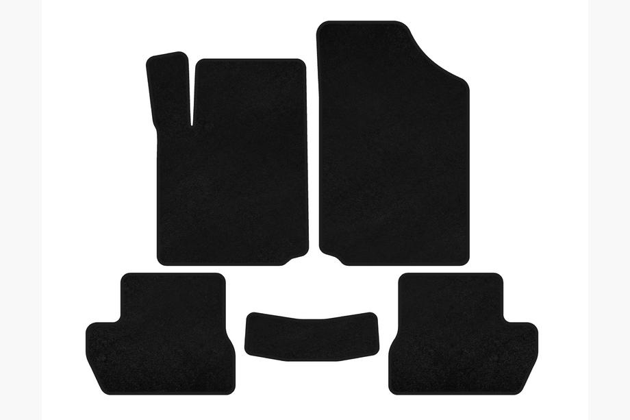Citroen C-2 2003-2009 Textil Fußmatten Deluxe (Schwarz) Image