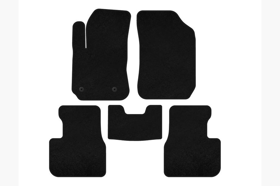 Citroen Cactus 2014-2020 Textil Fußmatten Deluxe (Schwarz) Image