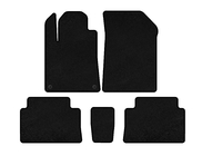 Citroen C-5 2001-2008 Textil Fußmatten Deluxe (Schwarz) Foto 1