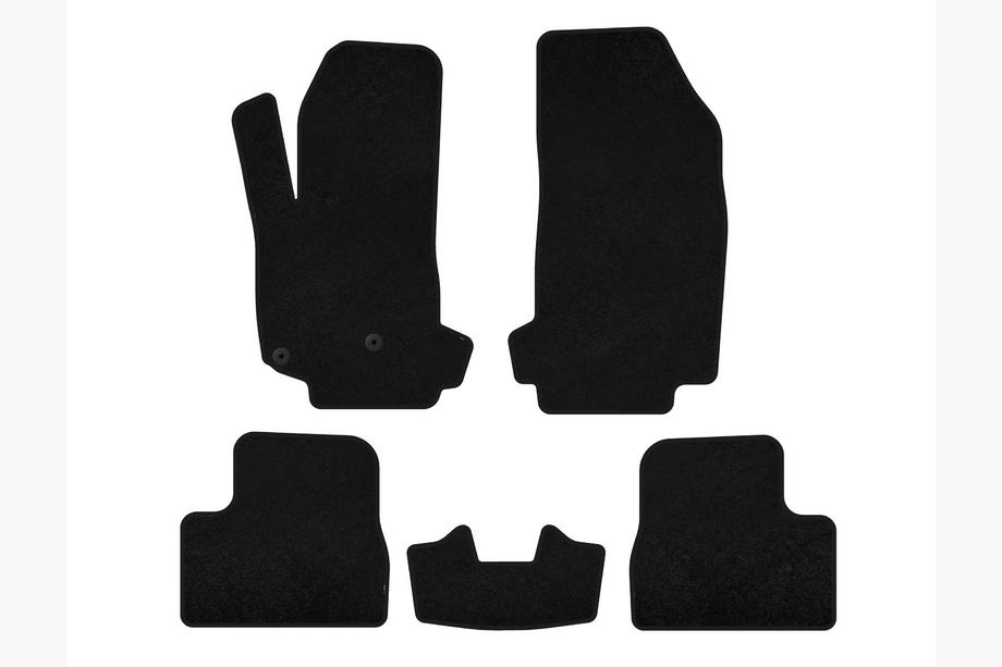 Citroen DS-3 2009-2016 Textil Fußmatten Deluxe V-2 (Schwarz) Image