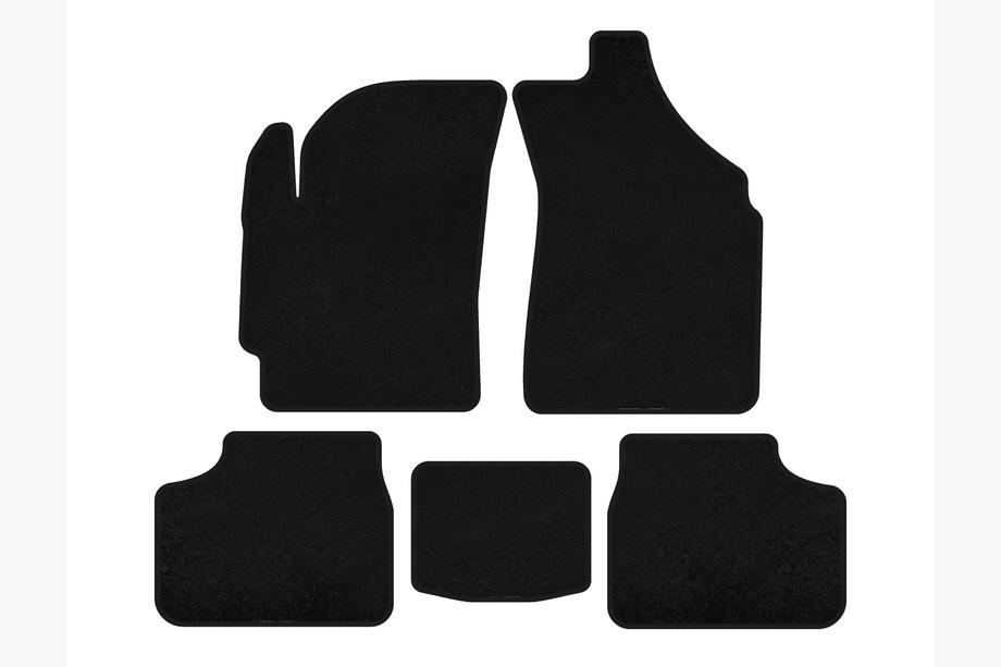 Daewoo Matiz 2009-2015 Textil Fußmatten Deluxe (Schwarz) Image
