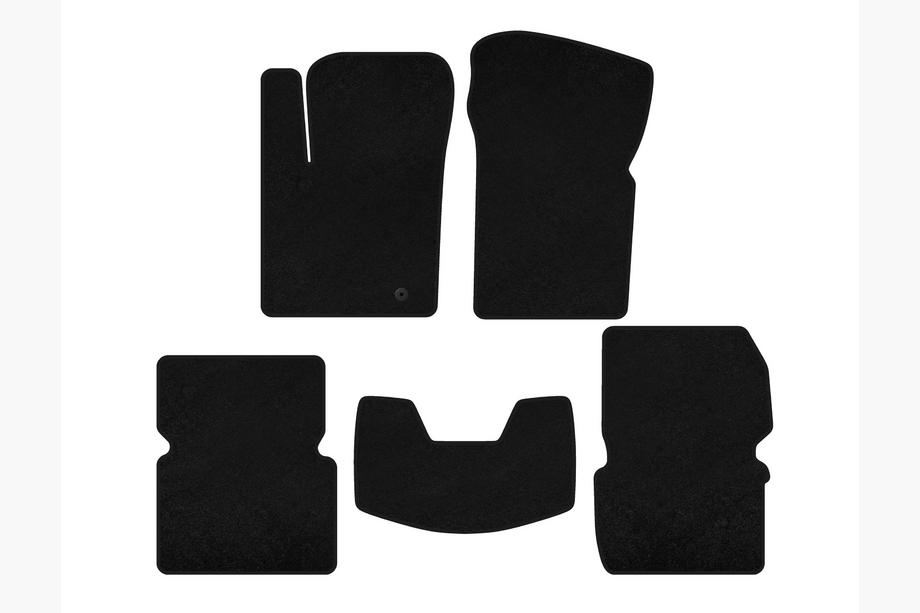 Dodge Avenger 2007-2014 Textil Fußmatten Deluxe (Schwarz) Image