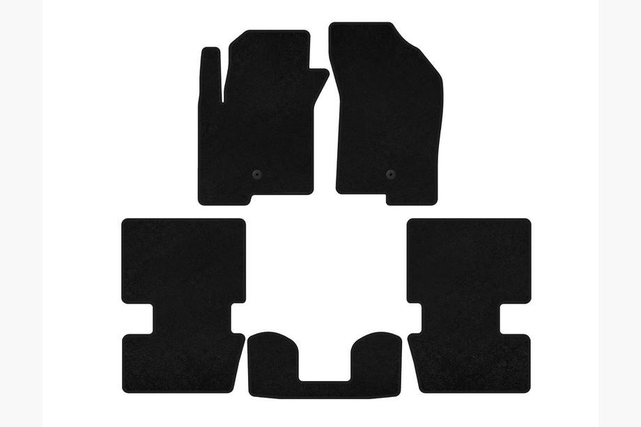 Dodge Caliber 2006-2011 Textil Fußmatten Deluxe (HB, Schwarz) Image