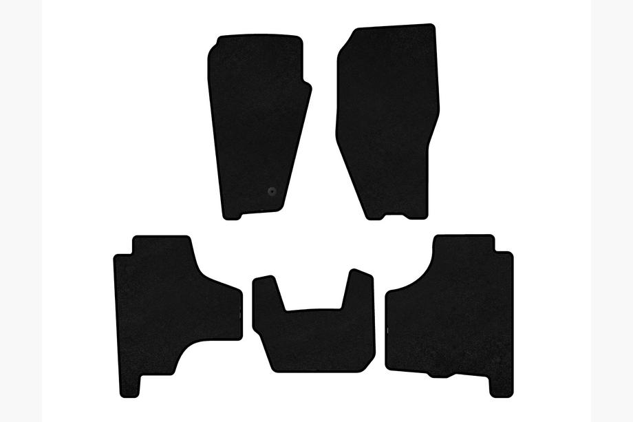 Dodge Nitro 2006-2011 Textil Fußmatten Deluxe (Schwarz) Image
