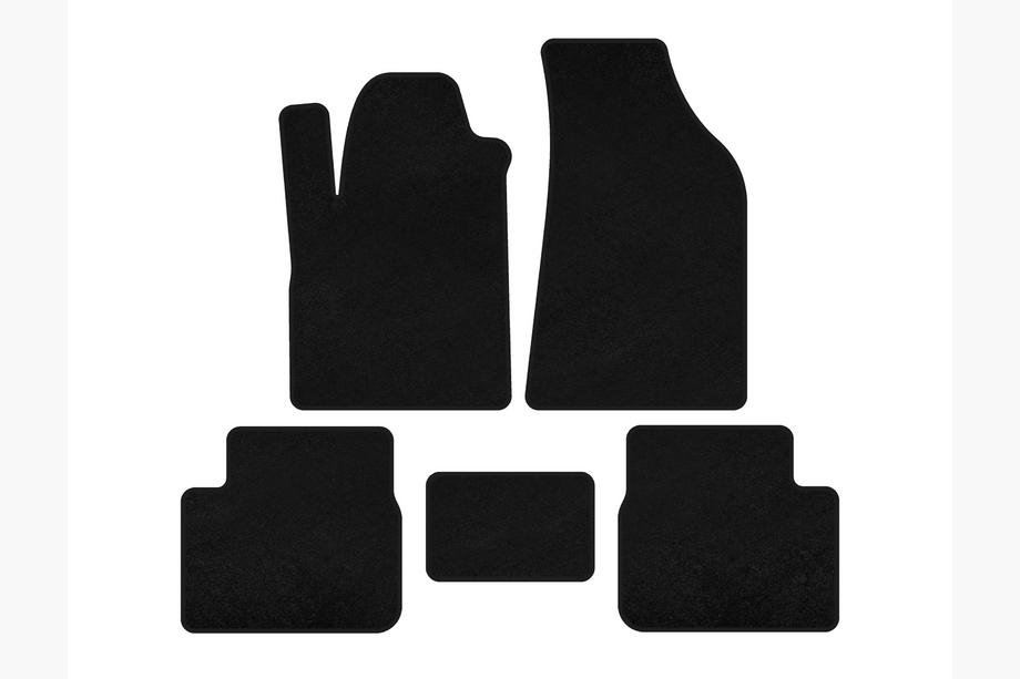 Fiat Bravo 2008-2016 Textil Fußmatten Deluxe (Schwarz) Image