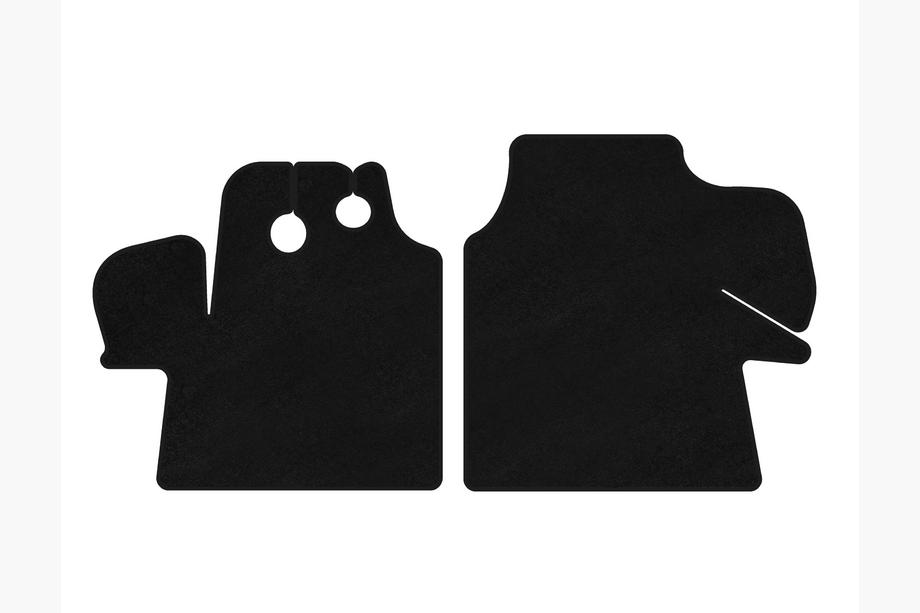 Fiat Ducato 1995-2006 Textil Fußmatten Deluxe (2002-2006, Schwarz) Foto 1