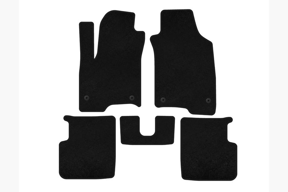 Fiat Panda 2011-2023 Textil Fußmatten Deluxe (Schwarz) Image
