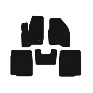 Textil Fußmatten Deluxe (2 Reihen, 2011-2015, Schwarz) Foto 1