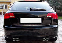 Audi A3 2012-2020 Kofferraumleiste Edelstahl Carmos - Türkischer Edelstahl Foto 4
