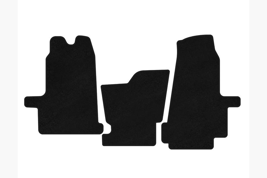 Ford Transit 2000–2014 Textil Fußmatten Deluxe (2000-2006, Automatik, Schwarz) Foto 1