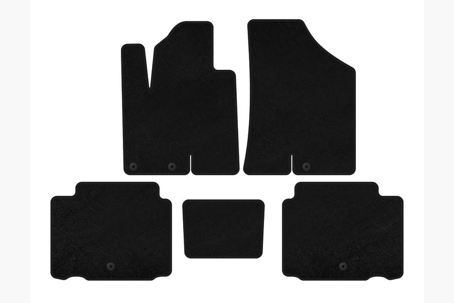 Hyundai IX55 2007-2012 Textil Fußmatten Deluxe (Schwarz) Image