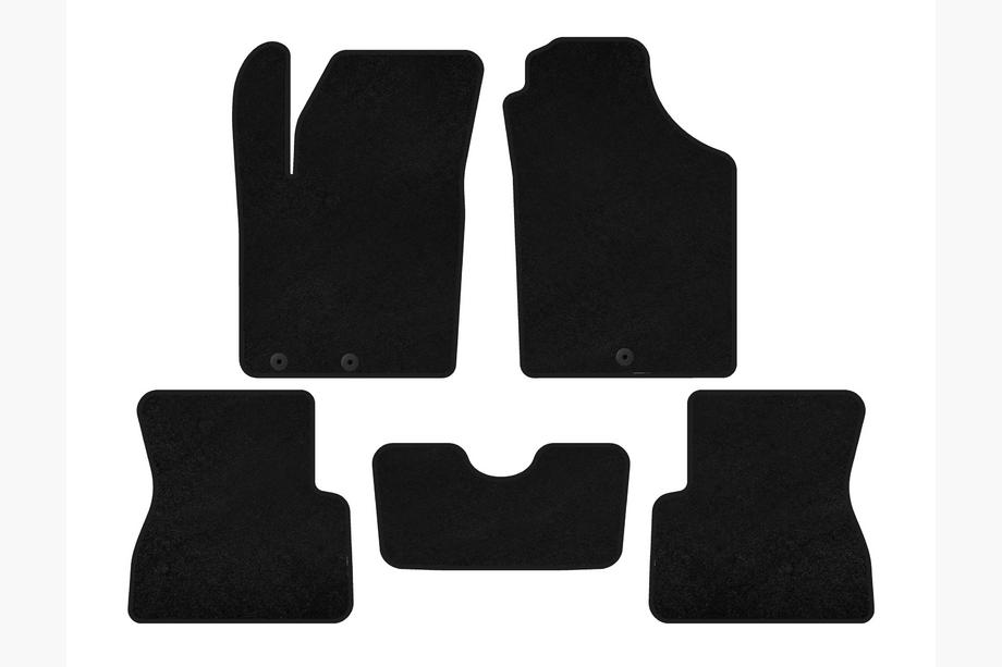 Kia Picanto 2011-2016 Textil Fußmatten Deluxe (Schwarz) Image