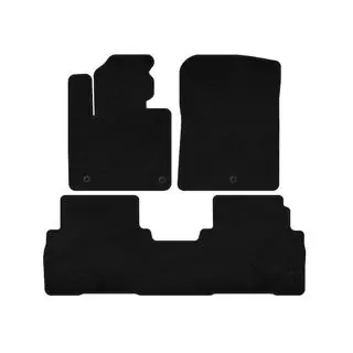 Textil-Fußmatten Deluxe (2 Reihen, 7-Sitzer, Schwarz) Foto 1