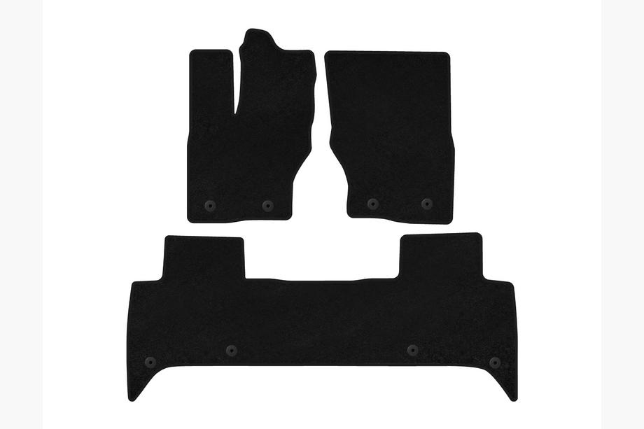 Land Rover Discovery V 2017- Textil Fußmatten Deluxe (5-Sitzer, schwarz) Foto 1