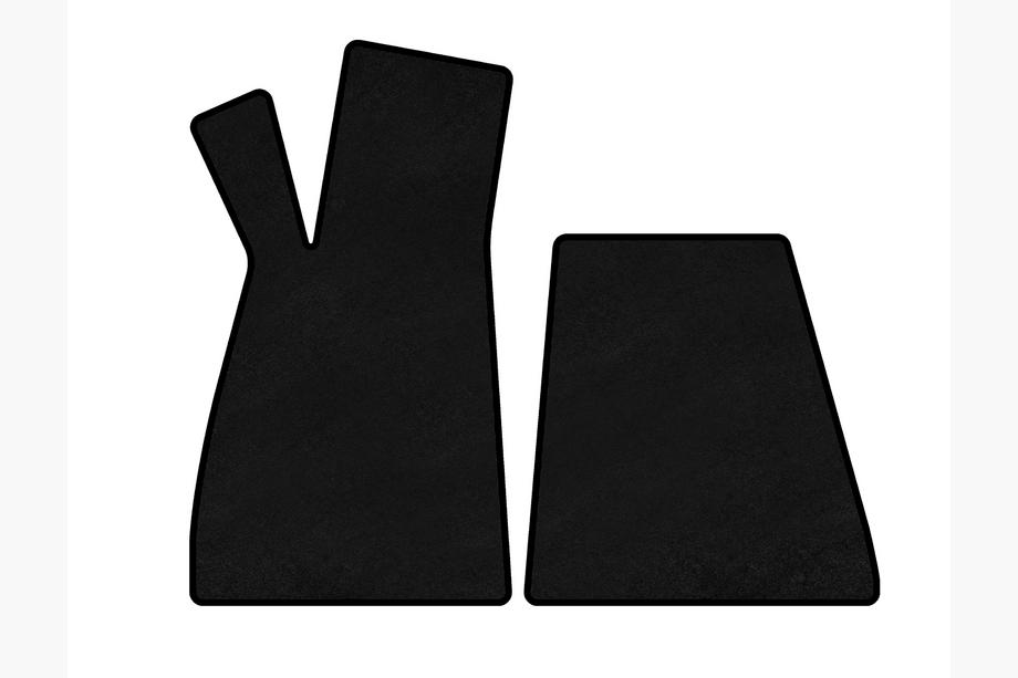 Smart 1998-2007 Textil-Fußmatten Deluxe (Roadster, Schwarz) Image