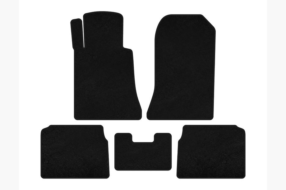 Mercedes E-class W124 1984–1997 Textil Fußmatten Deluxe (SD, Schwarz) Foto 1