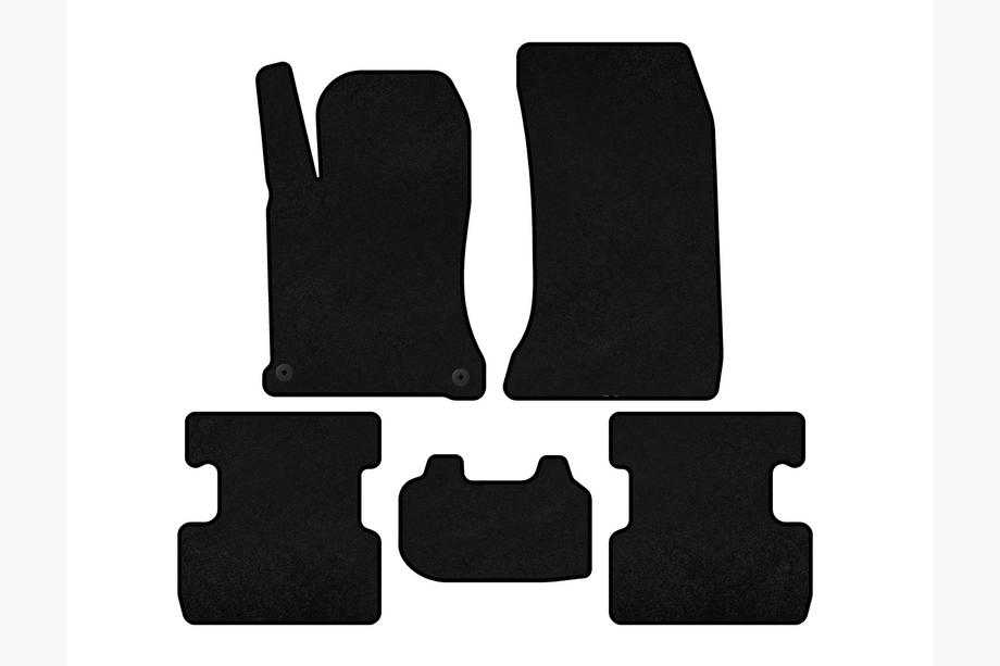 Mercedes GLA X156 2014-2019 Textil Fußmatten Deluxe (Schwarz) Foto 1