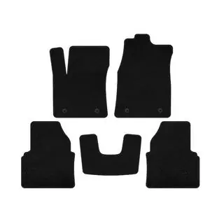 Textil Fußmatten Deluxe (Schwarz)