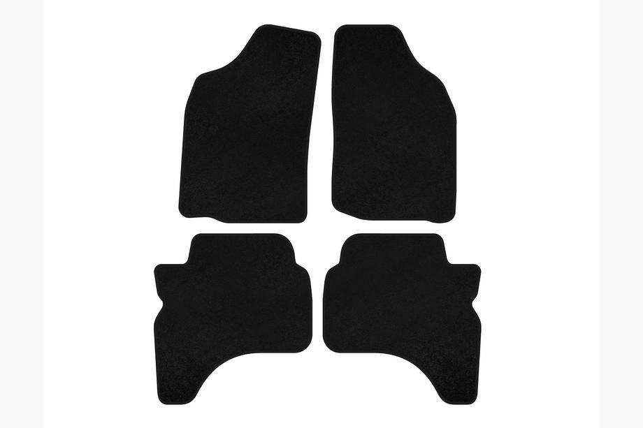 Mitsubishi L200 1996-2006 Textil Fußmatten Deluxe (Schwarz) Foto 1