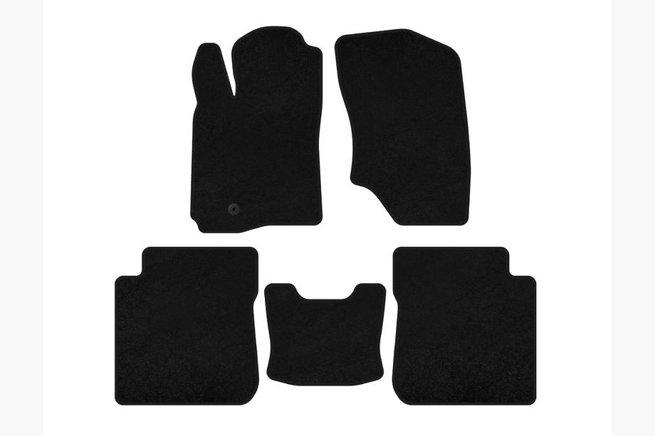 Mitsubishi Outlander 2001-2006 Textil Fußmatten Deluxe (Schwarz) Foto 1