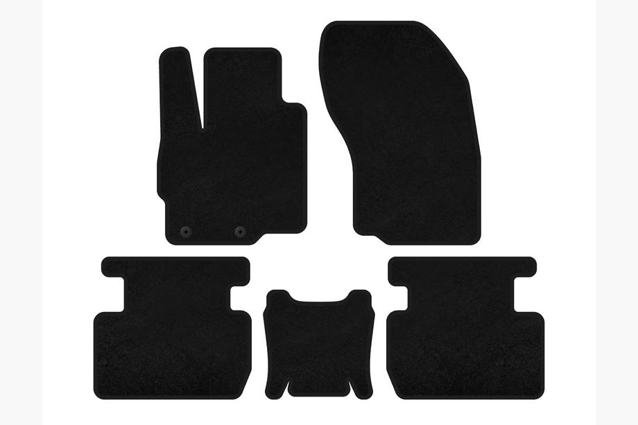 Mitsubishi Outlander 2021- Textil Fußmatten Deluxe (Schwarz) Foto 1