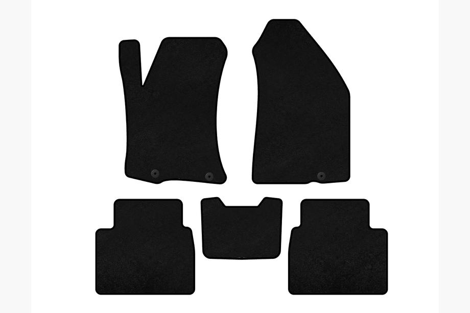 Nissan Altima 2012-2018 Textil Fußmatten Deluxe (SD, Schwarz) Image