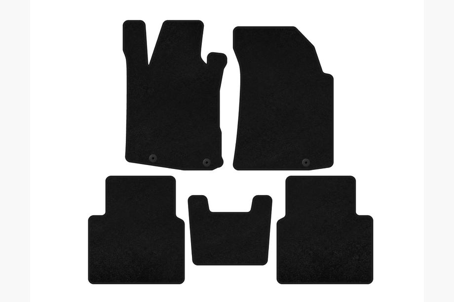 Nissan Maxima 2015-2023 Textil Fußmatten Deluxe (SD, Schwarz) Image