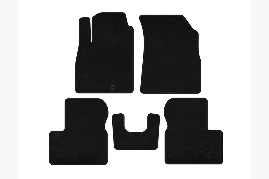 Nissan Micra K13 2011-2016 Textil Fußmatten Deluxe (Schwarz) Foto 1