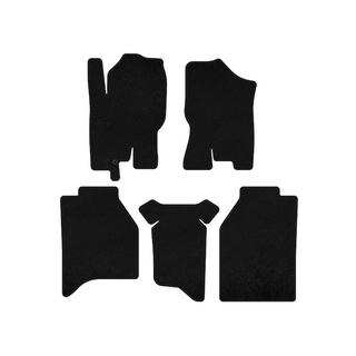 Textil-Fußmatten Deluxe (ohne Staufächer, Schwarz) Foto 1