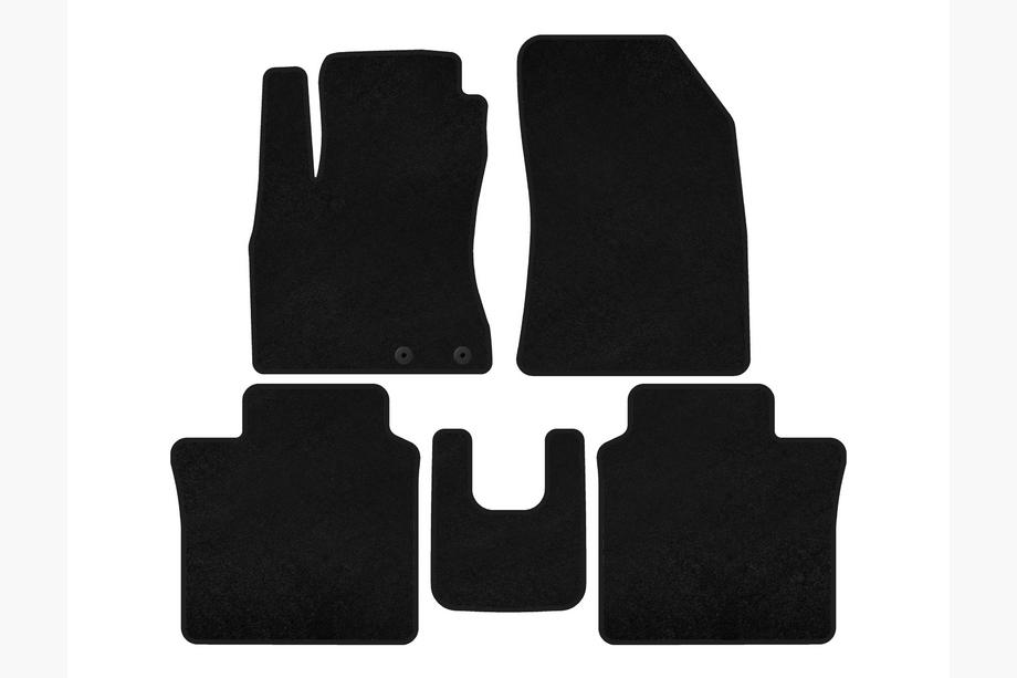 Nissan Note 2012-2020 Textil Fußmatten Deluxe (HB, Schwarz) Image