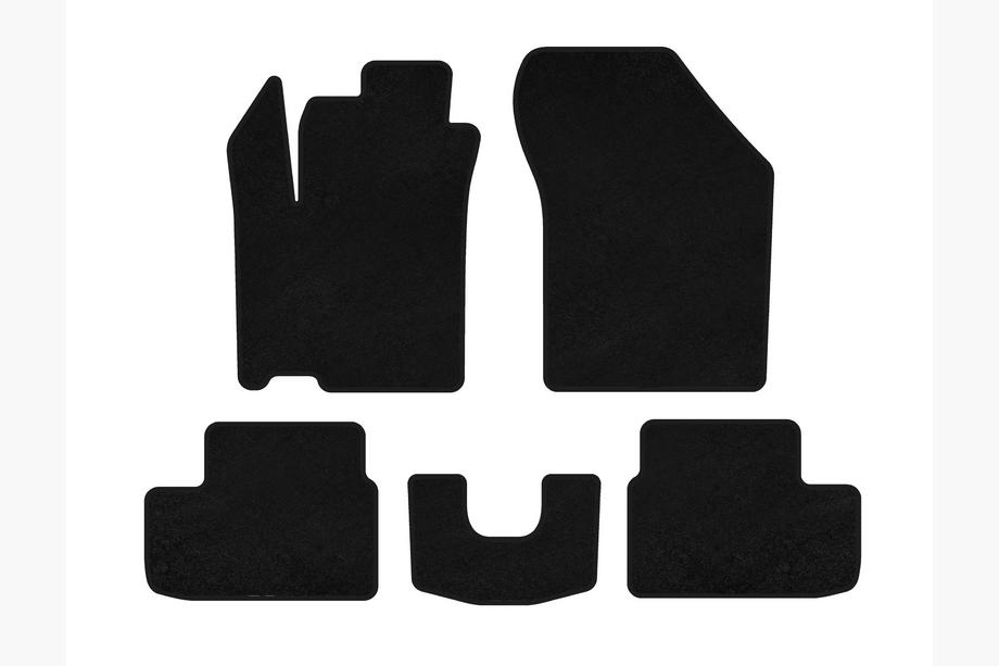 Opel Agila 2007-2015 Textil Fußmatten Deluxe (HB, Schwarz) Foto 1